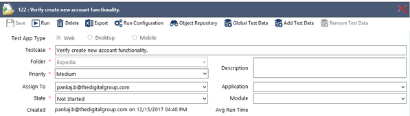 Local Test Data